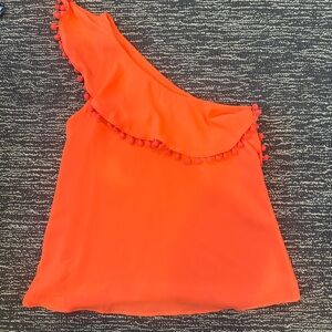 Crosby Vibrant One-Shoulder Blouse